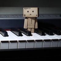 Danbo On The Piano