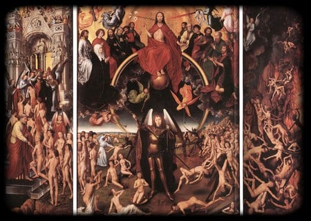 Memling Judjement - painting, moyenage, medieval, memling