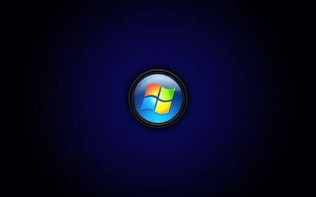 windows shiney in black - black, win7, blue, windows, system, colors, shine, vista