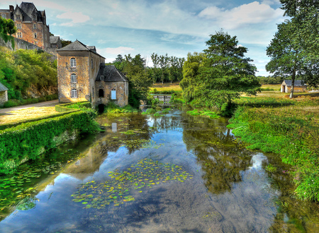 The mill - river, water, nature, mill