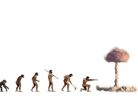 End of Evolution - end, evolution, human, bomb