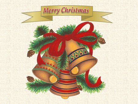 Christmas bell - christmas, ornament, holiday, bell