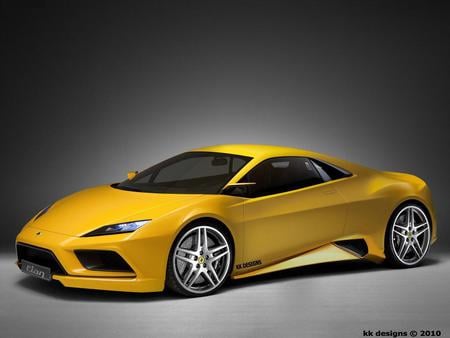 Ferrari Rims on Lotus - lotus tuning, virtual tuning, new lotus, lotus elan, kk designs, ferrari rims, lotus concept, concept, lotus 2010