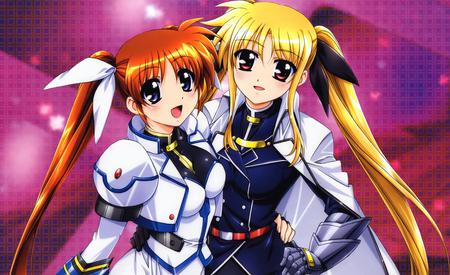 Nanoha And Fate - nanoha, mahou shoujo lytrical nanoha, fate, exellion mode