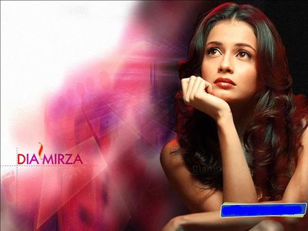 dia mirza - face, people, models, girl, looking, color