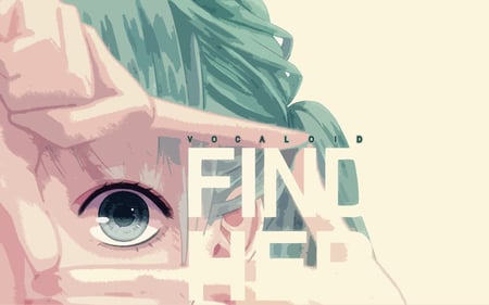 Find Her - anime, miku, find, her, hatsune, painted