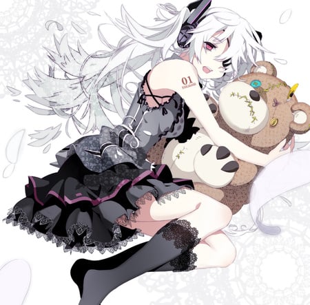 Lolita Miku - bear, hatsune miku, vocaloid, lolita fashion