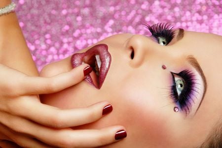 PRETTY WOMAN - lips, woman, nails, make up, eyes, beauty, face