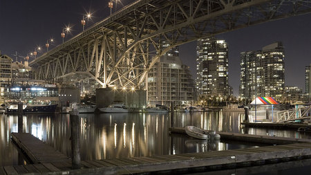 The Harbour - boats, harbour, river, city, architecture, metro, bridge