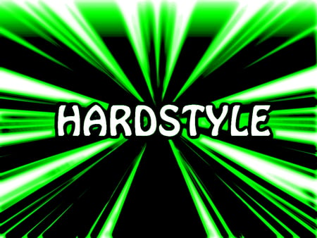 Hardstyle - hardstyle, green, lasers, wallpaper