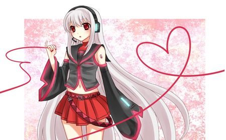 Sukone Tei - vocaloid, fan made, yandere, sukone tei, silver hair