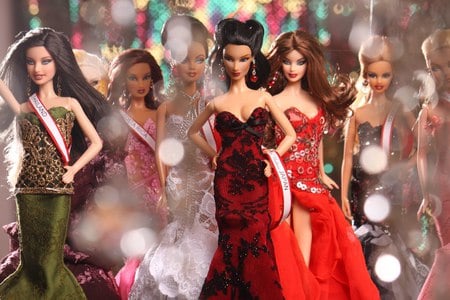 Evening Gown Backstage - beauty, photography, abstract, barbie, dolls, pageant