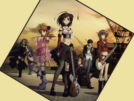 Haruhi Band - anime, boys, music, girls