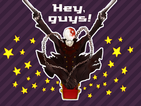 Reaper In The Box - reaper, persona 4, guns, shin megami tensei, death, stars, persona