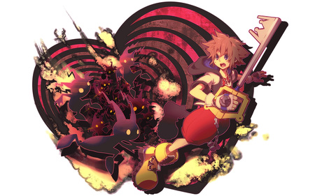 KH - heartless, kingdom hearts, darkness, keyblade