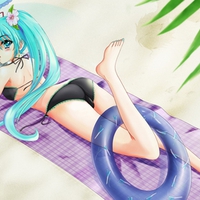 Miku on the Beach