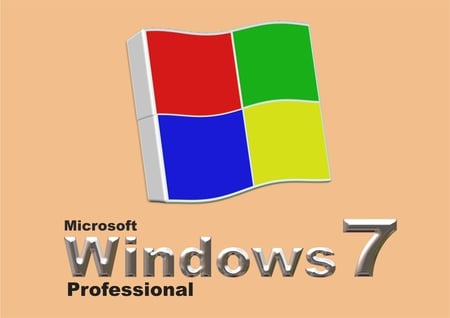 windows 7 - metal, logo, windows, silver