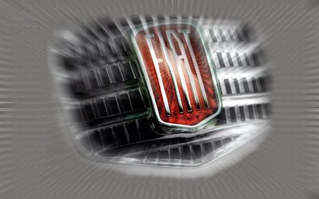 Old Fiat badge (motion blur) - fiat logo, fiat, badge