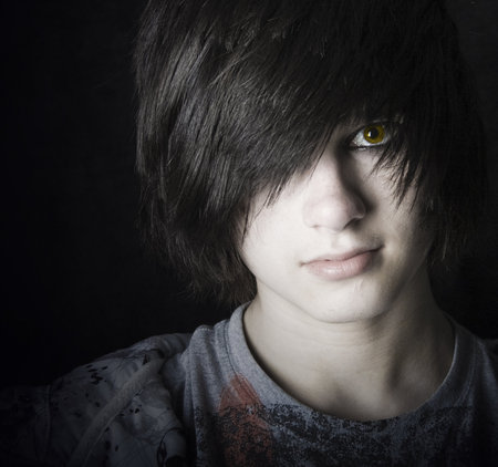 Creepy But Cute - creepy, dark, photography, boy, cute, emo