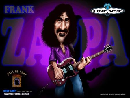 Zappa Background - frank zappa, purple, guitar, drawing