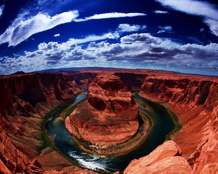 3D GRAND CANYON - beauty, nature, sky, grand, canyon, 3d, clouds