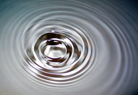 Surface Ripples - silver coloured, ripples, water, surface