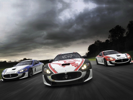 Maserati racing - maserati, speed, luxury, cars, photography, power, track