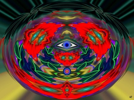 Eye Don't Know - abstract, eye candy, collage, 3d, fractal