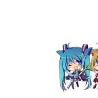 Chibi Catgirl Miku & Chibi Catgirl Rin