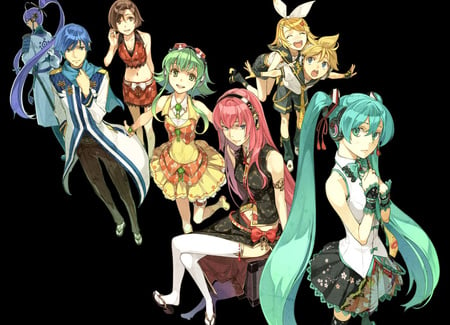 Together - vocaloid, meiko, kagamine len, hatsune miku, gumi, kagamine rin, kaito, kamui gakupo, megurine luka