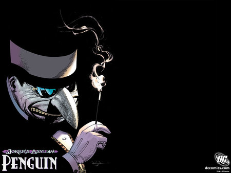 Penguin - penguin, fantasy, comic, villian