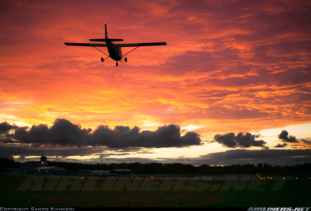 dusk airport - airport, sky, airplane, dusk