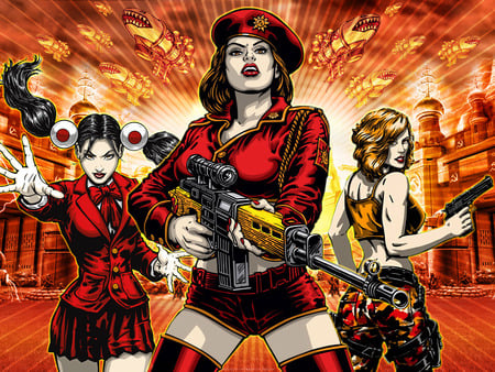 Command And Conquer - conquer, game, fantasy, female, command