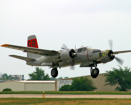 Douglas A-26C Invader - a26, invader, war, ww2, douglas, usaf, bomber