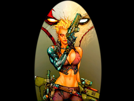 Ballistic - comic, fantasy, ballistic, female