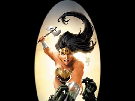 Wonder Woman - comic, fantasy, woman, wonder