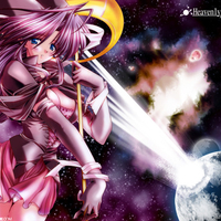 Sexy Anime Sorceress in Space