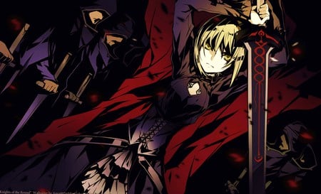 Dark Saber - dark saber, cool, swords, fate stay night