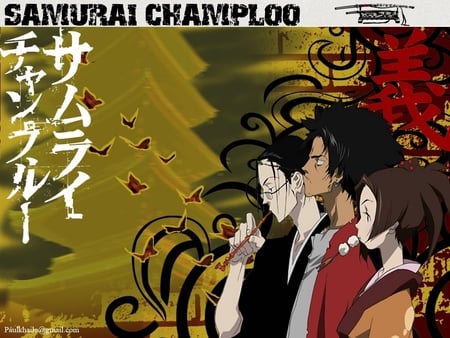 samurai champloo - anime, samurai champloo, wallpaper, samurai