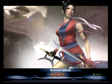 japan warrion - sword, japan, warrior, woman