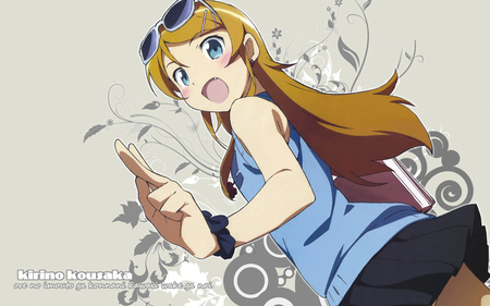 ore no imouto ga konnani kawaii wake ga nai - kirino, long air, indi art, casual