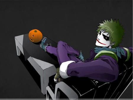 ichigo the joker - cool, pumpkin, bleach, joker, ichigo, anime