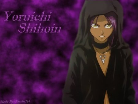 Yoruichi Shihoin - yoruichi, purple, anime, bleach