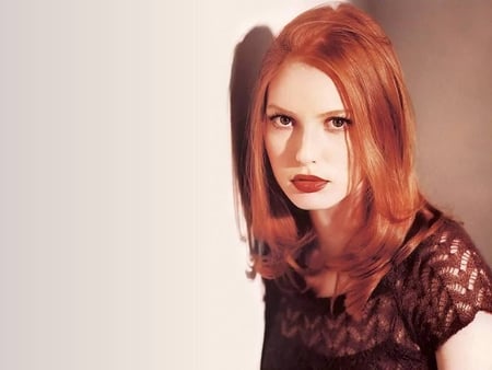 Alicia Witt - red, red lips, lips, witt, blonde, hair, redhead, alicia