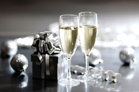 Champagne - beauty, new year, gift, glasses, photography, champagne, magic, holiday, golden, cute, glass, lovely, gold, christmas, happy new year, merry christmas, beautiful