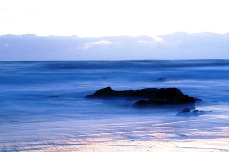 Dramatic Ocean - clouds, blue, amazing, beach, beautiful, photography, ocean, sky, rocks