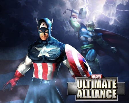 Captain America - ultimate alliance, captain america, marvel, movie, entertainment, fan art, action, video game