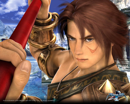 Cool Fighter - face, sword, cool, video game, hd, soul calibur, fighter, hair style, eye, hair, guy, boy