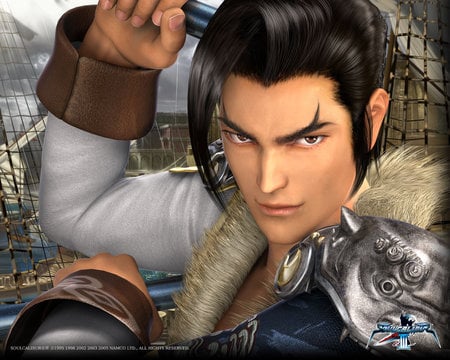 Cool Guy - hair, soul calibur, video game, fighter, eye, hd, face, cool, hair style, boy, sword, guy