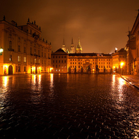 Castle at Night, Prague